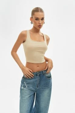 SOLADO Basic Square Neck Ribbed Sleeveless Tank Top 26 SOLADO Basic Square Neck Ribbed Sleeveless Tank Top -SOLADO Shop 10.17ODM 0450 1800x1800