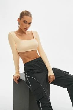 SOLADO Square Neck Solid Long Sleeve Crop Top 26 SOLADO Square Neck Solid Long Sleeve Crop Top -SOLADO Shop 1 e2310ac4 7ff8 474e af81 30aa91a640e4 1800x1800