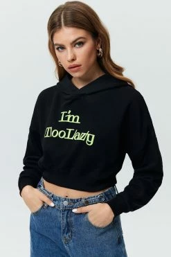 Solado Letter Print Elastic Waist Crop Hoodie -SOLADO Shop 28551020211028144230617a46566829e 1800x1800