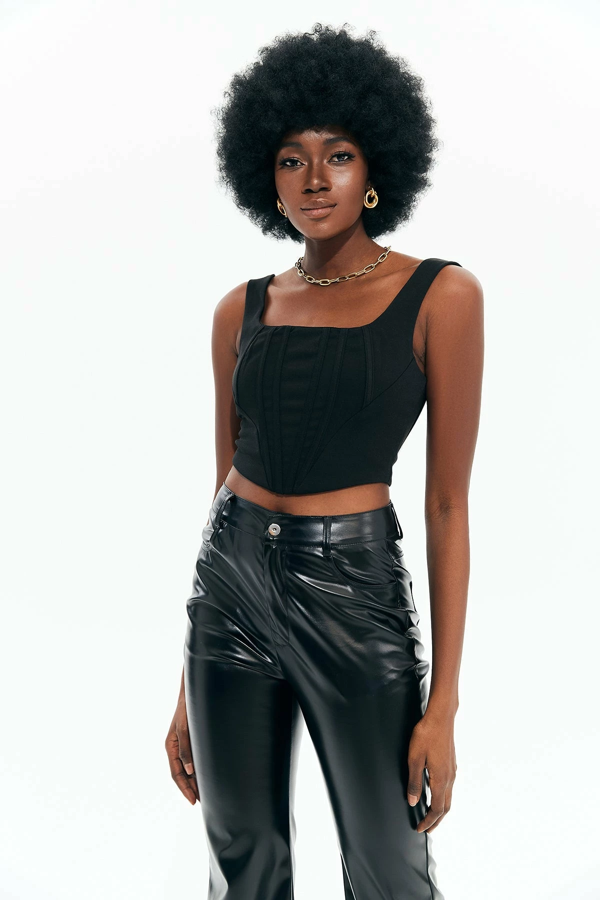 Solado Corset Bodice Detail Zip Up Tank Top 8 Solado Corset Bodice Detail Zip Up Tank Top - Image 6