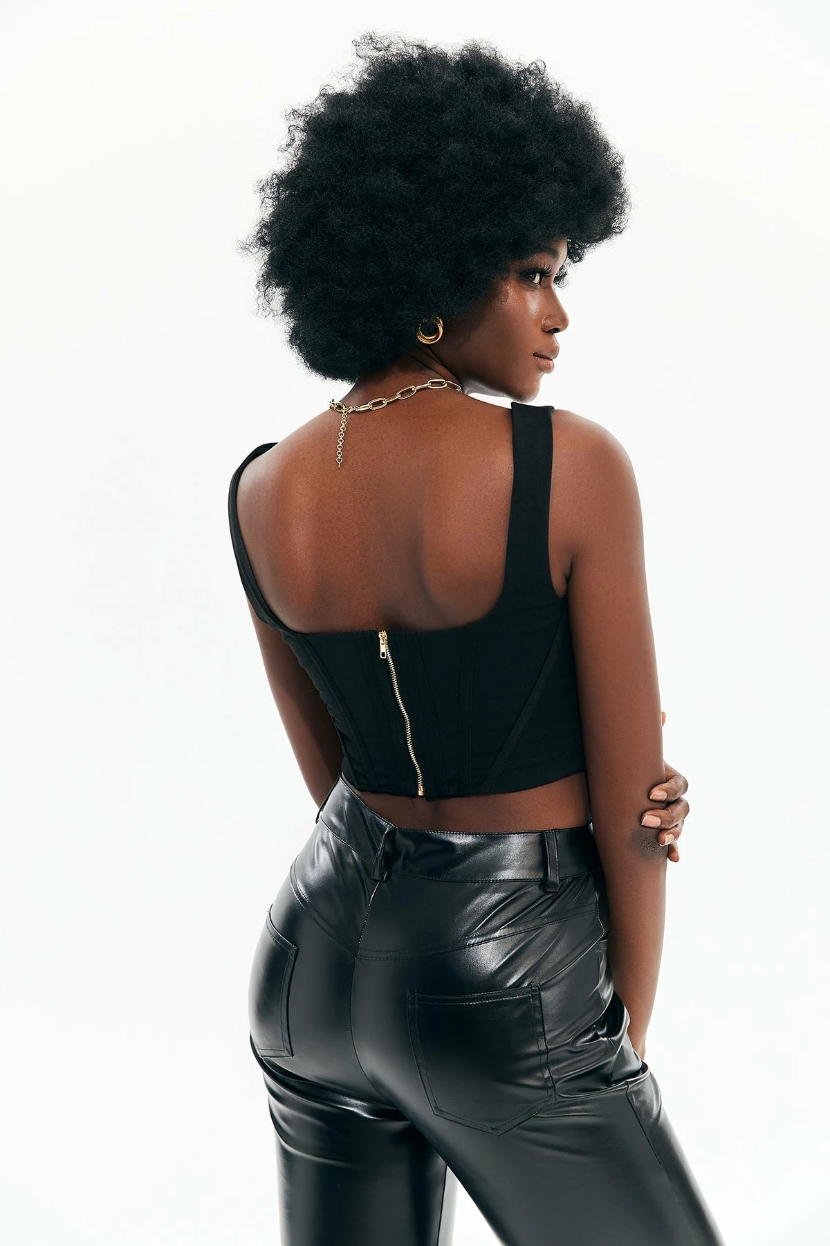 Solado Corset Bodice Detail Zip Up Tank Top 9 Solado Corset Bodice Detail Zip Up Tank Top - Image 7