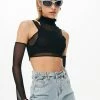 Solado Mock Neck Mesh Crop Top With Oversleeve -SOLADO Shop 28551020220314160036622ef62428aaa 1800x1800