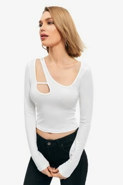 Solado Asymmetrical Cut Out Long Sleeve T-shirt -SOLADO Shop 28551020220406191846624d771621591 1800x1800