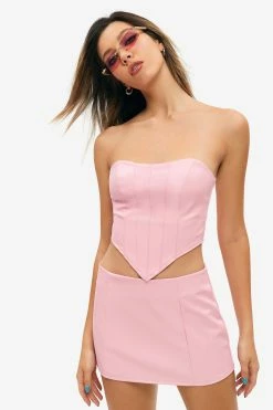 SOLADO PU Leather Hanky Hem Tube Crop Top -SOLADO Shop 28551020220422171807626272cf8ba7b 1800x1800