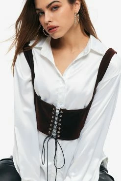 Solado Lace Up Knot Solid Corset Belt Without Blouse 26 Solado Lace Up Knot Solid Corset Belt Without Blouse -SOLADO Shop 285510202204271429486268e2dcec95c 1800x1800