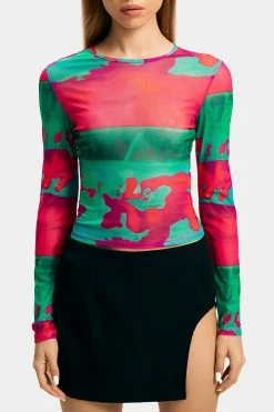 Solado Abstract Print Mesh Long Sleeve Top 24 Solado Abstract Print Mesh Long Sleeve Top -SOLADO Shop 28551020220526102001628ee3d1896db 1800x1800