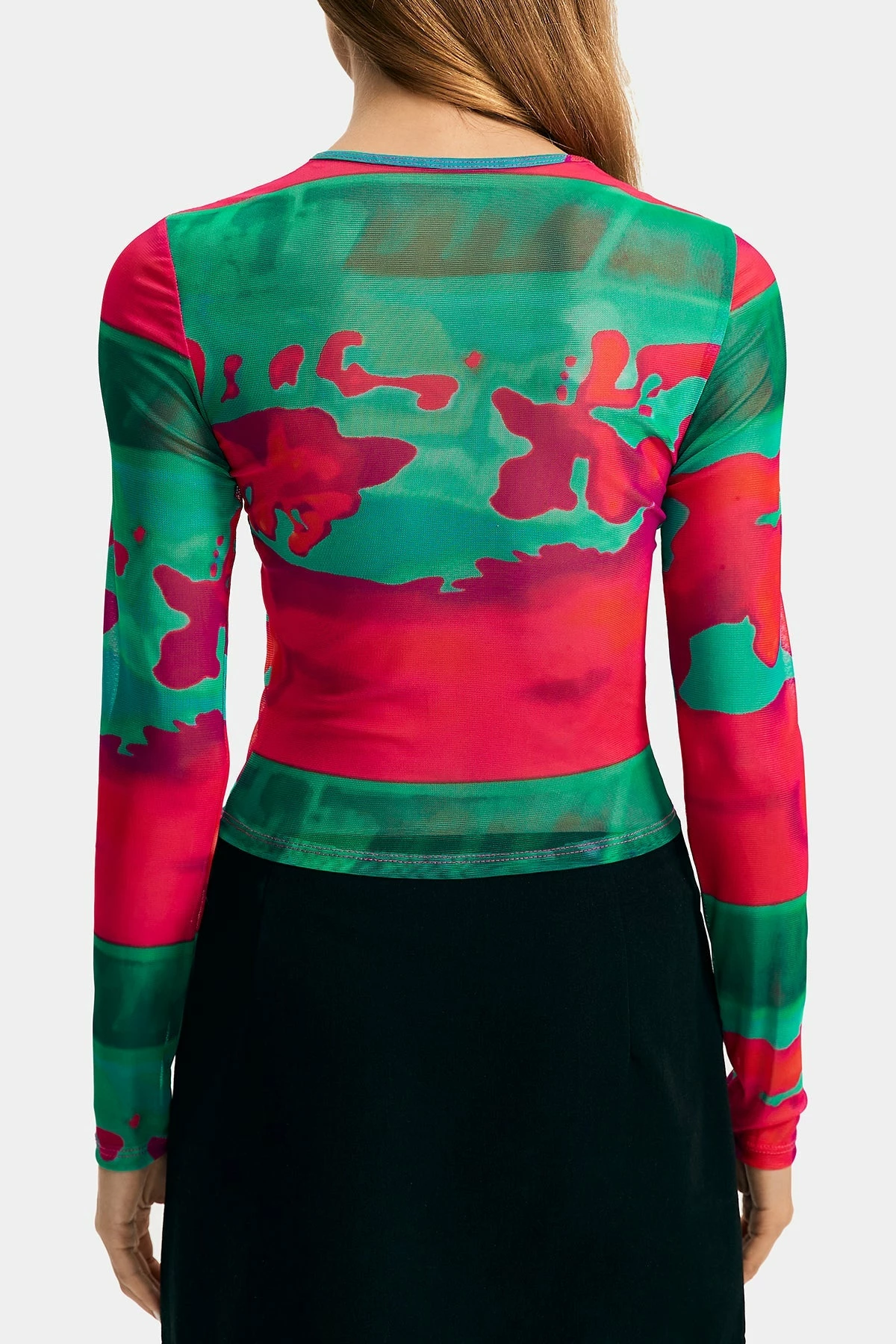 Solado Abstract Print Mesh Long Sleeve Top 14 Solado Abstract Print Mesh Long Sleeve Top - Image 12