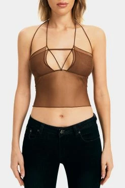 SOLADO Halter Neck Backless Cut Out Mesh Crop Top -SOLADO Shop 285510202205271115066290423a885a5 1800x1800