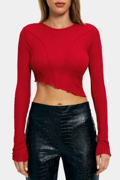 SOLADO Seam Detail Lettuce Trim Long Sleeve Crop Top -SOLADO Shop 2855102022070410165562c24d971ad19 dfa0cd42 0673 48b4 94c0 fa4c134fbe3a 1800x1800