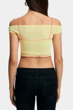 SOLADO Contrast Color Lettuce Trim Mesh Layered Crop Top -SOLADO Shop 2855102022070812140762c7af0f75334 1800x1800