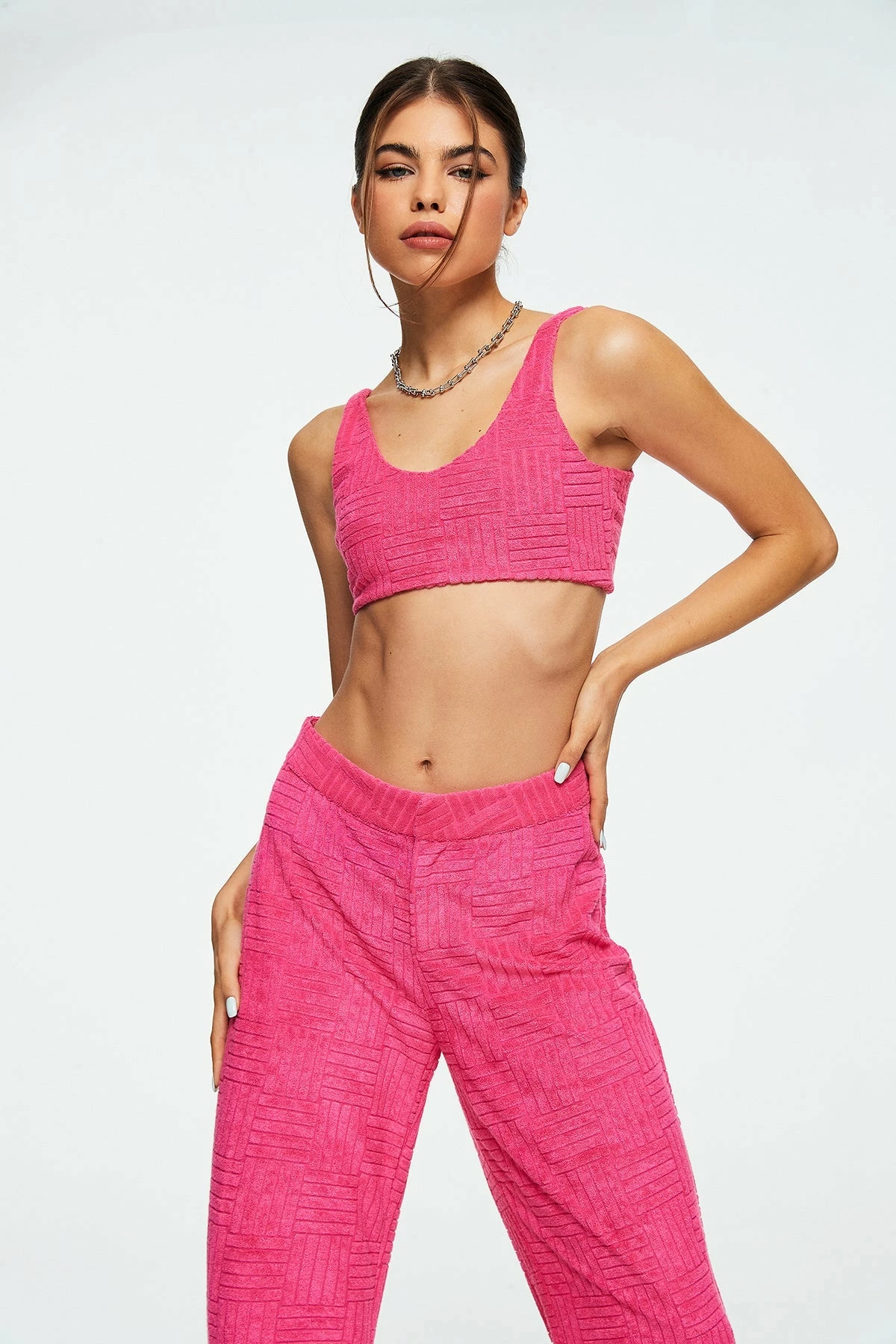 SOLADO Terry Stripe Textured Backless Tank Top 12 SOLADO Terry Stripe Textured Backless Tank Top - Image 10