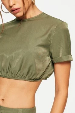 SOLADO Roll Up Sleeve Cut Out Tie Back Crop Top -SOLADO Shop 2855102022071618165462d29016078cb 86312106 b43b 4fa2 a946 cb5399f70f6d 1800x1800