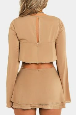 SOLADO Square Neck Ruffle Flare Sleeve Chiffon Crop Top -SOLADO Shop 28551020220825153722630726b2a16e8 1800x1800