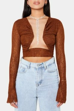 SOLADO Open Front Boning Flared Sleeve Crop Top Without Necklace 14 SOLADO Open Front Boning Flared Sleeve Crop Top Without Necklace -SOLADO Shop 28551020221017102959634cbe27531fe 1800x1800