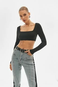 SOLADO Square Neck Solid Long Sleeve Crop Top 33 SOLADO Square Neck Solid Long Sleeve Crop Top -SOLADO Shop 3 583ba487 e327 41cf 8036 c18f2ffce786 1800x1800