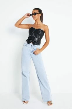 Solado Zipper Back Buckled Belt Tube PU Corset Top -SOLADO Shop 4 69c79342 ec75 45ec 935a e83f2e3f92a2 1800x1800