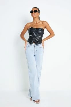 Solado Zipper Back Buckled Belt Tube PU Corset Top -SOLADO Shop 5 291eff59 e694 49cf b88c 43f6e643e96c 1800x1800