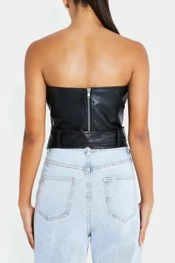 Solado Zipper Back Buckled Belt Tube PU Corset Top -SOLADO Shop 7 17a4fbb9 e113 4ace a21d b6fd358c4386 1800x1800