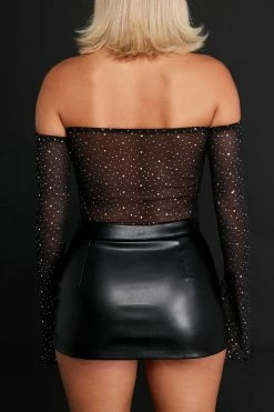 SOLADO Sequin Mesh Cold Shoulder Flare Sleeve Crop Top 15 SOLADO Sequin Mesh Cold Shoulder Flare Sleeve Crop Top -SOLADO Shop 7 63fd24fb 60e7 428c 9084 3a3b11551302 1800x1800