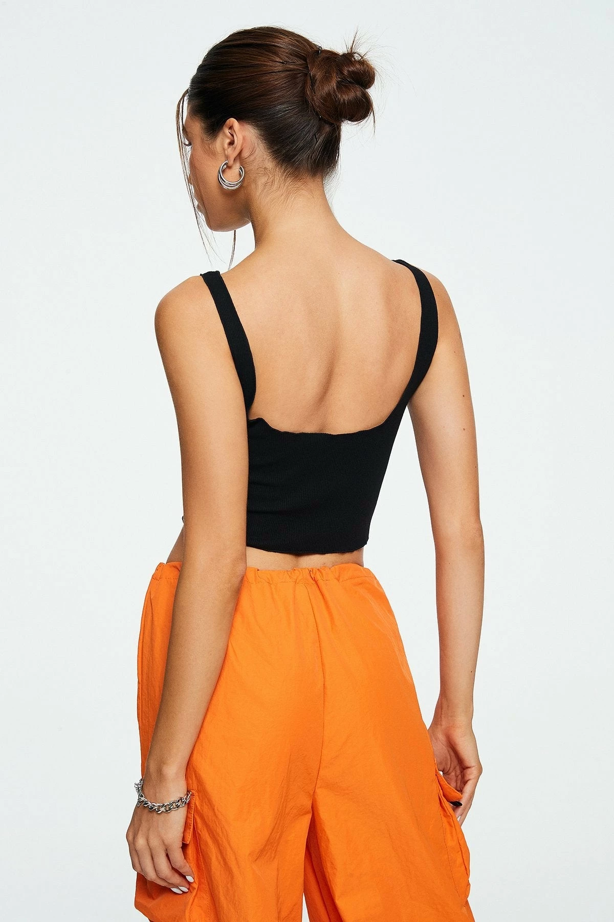 Solado U Neck Ribbed Backless Solid Tank Top 9 Solado U Neck Ribbed Backless Solid Tank Top - Image 7