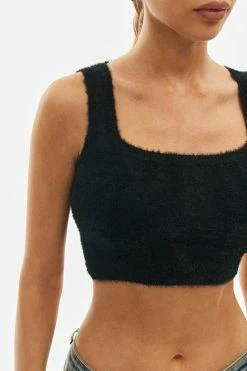 Solado Square Neck Fluffy Knitted Sleeveless Crop Tank Top -SOLADO Shop jpeg 03e204c5 0e47 45e8 bea8 a6fe1e62f387 1800x1800