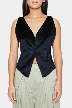 Solado Plunging Neck Button Front Backless Velvet Tank Top 14 Solado Plunging Neck Button Front Backless Velvet Tank Top -SOLADO Shop jpeg 05b2ff34 f2f9 4e4a 8d9d 437c75633853 1800x1800