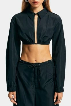 SOLADO Buckle Detail Lapel Neck Backless Long Sleeve Shirt -SOLADO Shop jpeg 0628d7cb 11b8 4de8 9a8f 381e2900d8f2 1800x1800