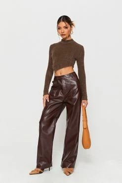 SOLADO Mock Neck Asymmetrical Hem Fluffy Knitted Crop Top -SOLADO Shop jpeg 089147a2 b3bc 465d b49e 71c5bd6f0656 1800x1800