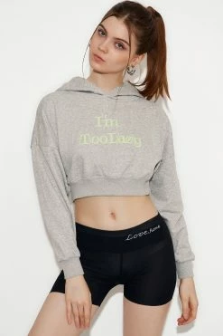 Solado Letter Print Elastic Waist Crop Hoodie -SOLADO Shop jpeg 09166803 b265 43e4 8f95 63726d281bd3 1800x1800