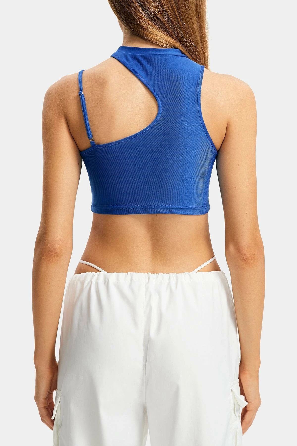 SOLADO Asymmetrical Neck Cut Out Sleeveless Crop Top 9 SOLADO Asymmetrical Neck Cut Out Sleeveless Crop Top - Image 7