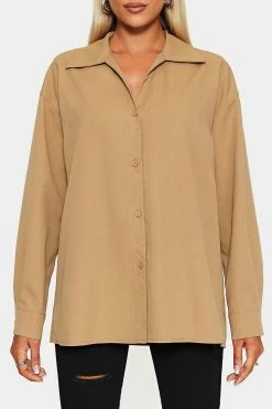 SOLADO Lapel Neck Button Front Solid Long Sleeve Shirt -SOLADO Shop jpeg 0bb5e919 6b59 49fb 8c56 fc362ad4b35c 1800x1800