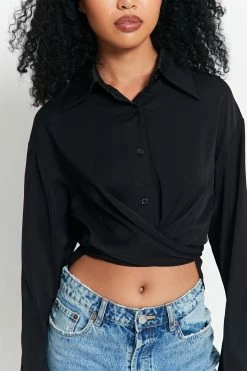 SOLADO Lapel Neck Cross Wrap Cinched Waist Blouse 13 SOLADO Lapel Neck Cross Wrap Cinched Waist Blouse -SOLADO Shop jpeg 0c5371c1 8bf4 44c9 b84a ae9373c740ae 1800x1800