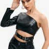 Solado One Sleeve Cut Out Buckled PU Leather Crop Top 1 Solado One Sleeve Cut Out Buckled PU Leather Crop Top -SOLADO Shop jpeg 0d26ab51 441f 45a6 8429 2c0fb11611de 1800x1800