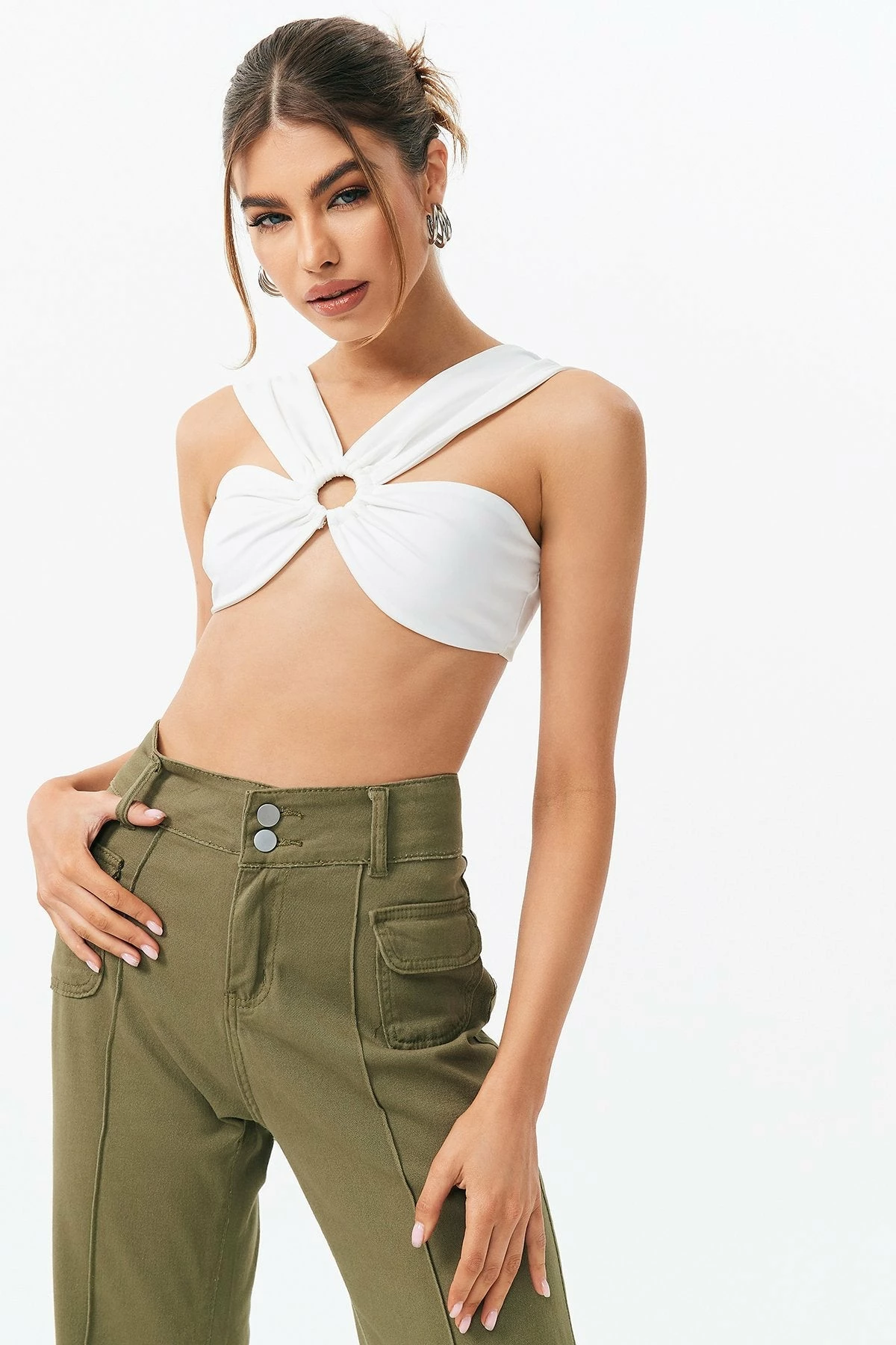 Solado O-Ring Front Cut Out Crop Top 10 Solado O-Ring Front Cut Out Crop Top - Image 8