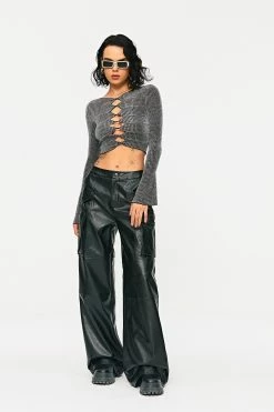 SOLADO Cut Out Flared Sleeve Sheen Crop Top -SOLADO Shop jpeg 0fbbd0e1 06e4 4662 8365 fe94a36e4c55 1800x1800