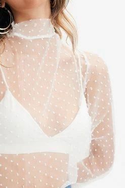 Solado Mesh Puff Sleeve Polka Dot Print Shirt 11 Solado Mesh Puff Sleeve Polka Dot Print Shirt -SOLADO Shop jpeg 12bc4aa5 9349 4f39 b389 2d1bd8748863 1800x1800