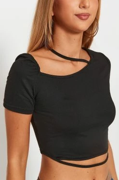 Solado Asymmetrical Neck Solid Short Sleeve T-Shirt 11 Solado Asymmetrical Neck Solid Short Sleeve T-Shirt -SOLADO Shop jpeg 14db756e 83d8 47f7 a8a0 1d2a272aadbe 1800x1800