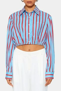 SOLADO Colorblock Stripe Print Cinched Waist Shirt -SOLADO Shop jpeg 15e47f22 2ef9 401d 9bff 7c4133e05486 1800x1800