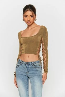 SOLADO U Neck Lace Up Knitted Long Sleeve Crop Top -SOLADO Shop jpeg 1bf4123d 0dce 462d b62f 34a68ad9b3bf 1800x1800