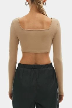 SOLADO Square Neck Solid Long Sleeve Crop Top 25 SOLADO Square Neck Solid Long Sleeve Crop Top -SOLADO Shop jpeg 207699e5 a383 4c41 8025 9bd0b92571b5 1800x1800
