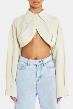 Solado Lapel Neck Asymmetrical Hem Long Sleeve Crop Top -SOLADO Shop jpeg 2245580e 7876 40f2 9d9e fa5e071d2891 1800x1800