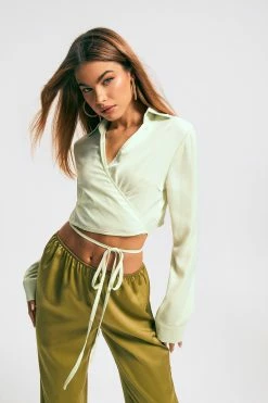 SOLADO Satin Lapel Neck Cross Tie Crop Shirt 13 SOLADO Satin Lapel Neck Cross Tie Crop Shirt -SOLADO Shop jpeg 2304c7a8 8075 4c68 8369 04a144f595a0 1800x1800