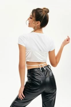 Alternative view of Solado Lace Up Split Crop Corset Without Tee