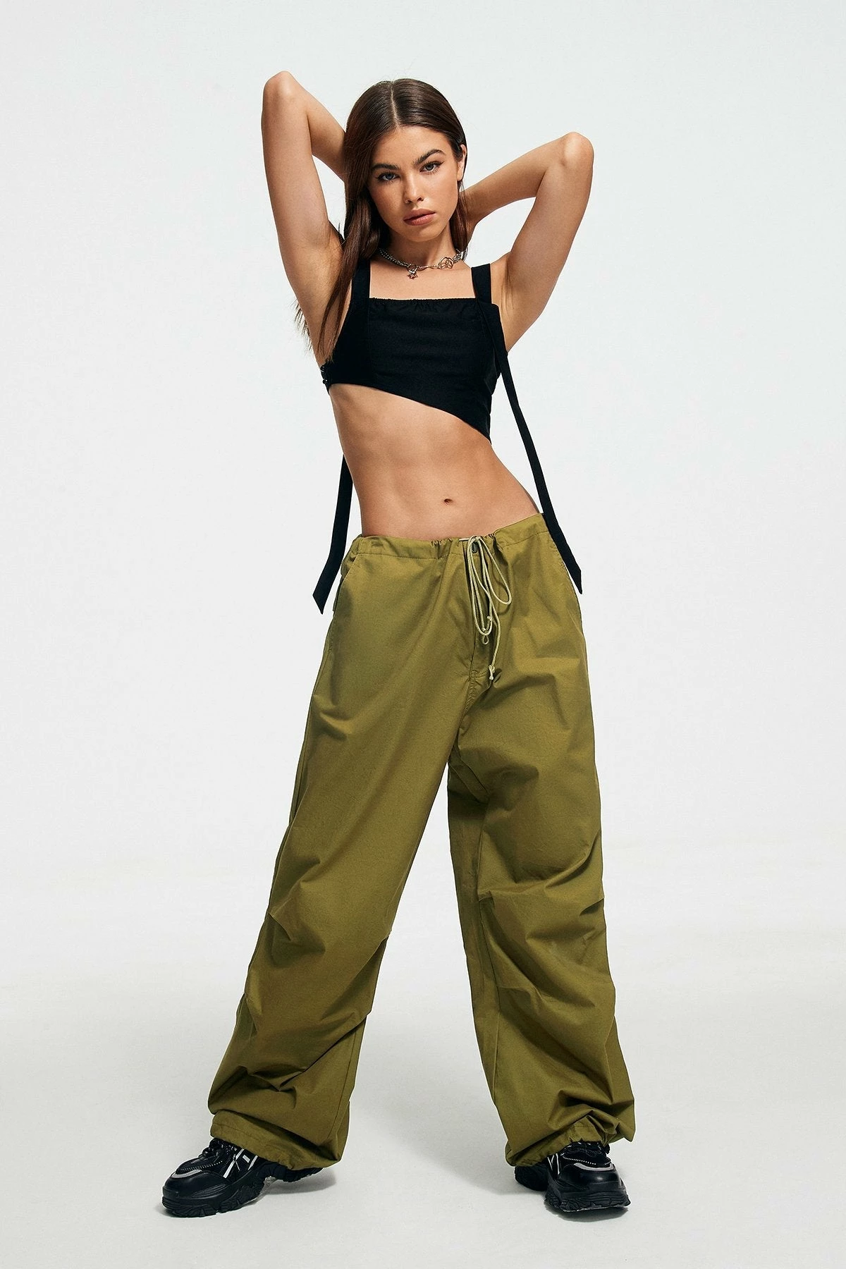 SOLADO Square Neck Asymmetric Hem Tank Top 7 SOLADO Square Neck Asymmetric Hem Tank Top - Image 5