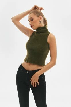 Solado High Neck Fluffy Knitted Sleeveless Tank Top -SOLADO Shop jpeg 25f55844 9a68 4767 86a9 adaef9301e1a 1800x1800