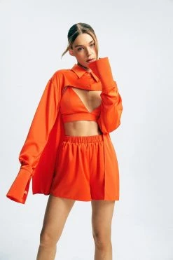 SOLADO Lapel Neck Long Sleeve Solid Crop Shirt Without Corset Top -SOLADO Shop jpeg 264f5155 d1de 4f5e 8266 b1be6cf94799 1800x1800