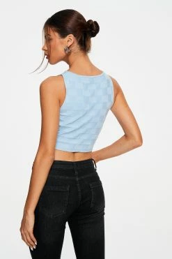 Solado Cut Out Check Textured Knitted Sleeveless Tank Top 9 Solado Cut Out Check Textured Knitted Sleeveless Tank Top -SOLADO Shop jpeg 2696fc2f 0de2 4e43 a6c7 ae8c918d5aad 1800x1800