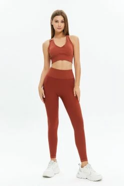 Solado Crossover Sport Bra & High Waist Leggings Sport Set