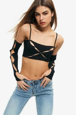 SOLADO Cut Out Bead Decor Backless Crop Top With Oversleeve -SOLADO Shop jpeg 2d071726 bd04 4318 b9ee 553be3de6b09 1800x1800