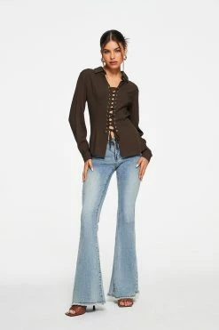 Solado Lapel Neck Lace Up Long Sleeve Shirt -SOLADO Shop jpeg 31afbff7 f7de 44a4 baa2 2f8bf1a815f4 1800x1800